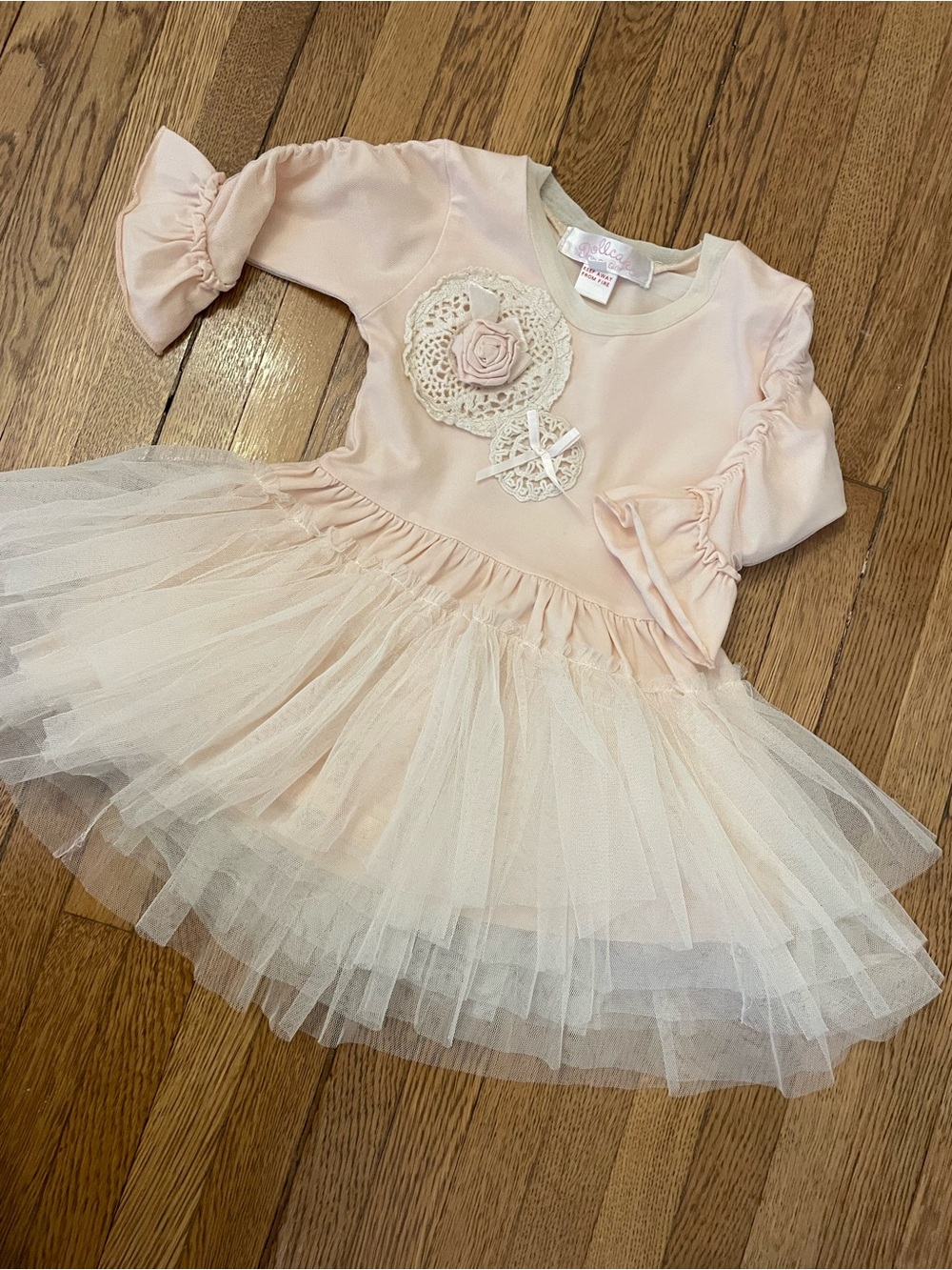 DOLLCAKE Pink Tulle Tutu Dress SIZE 0 Oh So Girly